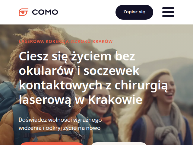 Refrakcyjna wymiana soczewki Kraków COMO